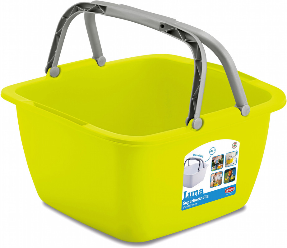 Таз STEFANPLAST з ручками 13 л Лайм (PR129P/1)